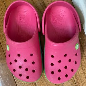Pink Crocs